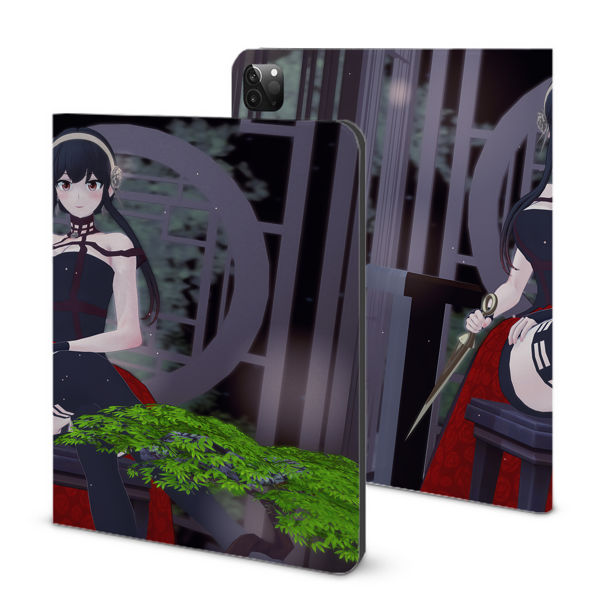 （画像用） SPY×FAMILY间谍家家酒 IPadケース ペンホルダー付き ブックスタイルデザイン